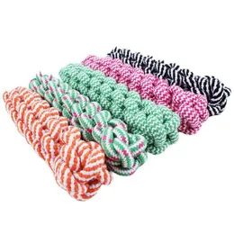 21cm Rope Dog Tug Toys Husdjur Puppy Chew Flätad Tug Toy för husdjur Hundar Training Bait Leksaker Hjia1060