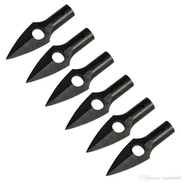 6 st bågskytte 180 Kornjakt Broadheads 2 Blade Metall Arrowheads för Fletching Arrow Gratis frakt