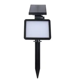 2017 Ny ankomst LED LAWN LAMP OUTRE SOLAR POWER 48 LEDS Wall Spotlight Garden Street Lampa Landscape Spot Lights Myy