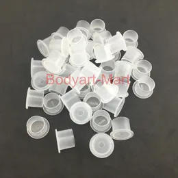 Wholesale-1000pcs 13mm Medium Size Steady Self Stand Tattoo Ink Pigment Cups Caps Supply WIC13-1000#