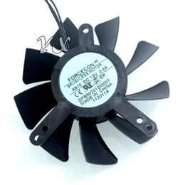 Video kartı fanNew GTX690 GTX 590 Grafik kartı fanı DFB802012M00T Dört iğne termostatı 12 V 0.4A 8.3 cm çapı