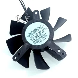 video card fanNew GTX690 GTX 590 Graphics card fan DFB802012M00T Four needle thermostat 12V 0.4A 8.3cm diameter