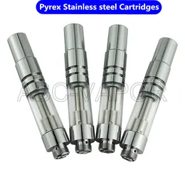 Pyrex glass tank oil vaporizer atomizer stainless steel ceramic coil 510 o pen vape vapor ce3 vaporizer pen cartridges with metal tip