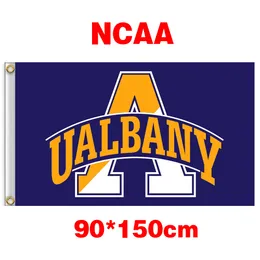 NCAA Albany Great Danes Teamポリエステル国旗3FT * 5FT（150cm * 90cm）フラグバナー装飾フライングホームガーデンギフト