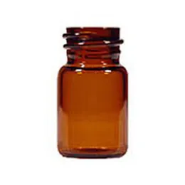 Partihandel - Super Deal 100 Pack 1 ml Amber Glass Essential Oljeflaska med Orifice Reducer och Cap