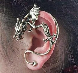 Orecchini A Drago Vintage – A Clip, Avvolgenti, In Lega Dorata, Stile Gotico E Punk, Per Donne E Ragazze, Regalo Originale - 2