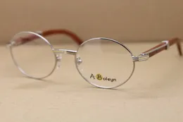 altın ahşap yuvarlak metal 7550178 gözlük çerçeveleri erkekler için gümüş altın çerçeve gözlük lunetleri c dekorasyon tasarımcısı erkek kadın lüks