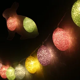 イースターエッグ文字列ライト6.56フィート20 LEDの家と庭のお祝いやパーティーの供給