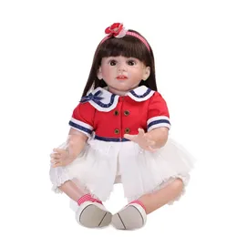 Silicone Vinyl Lifelike Girl Doll Reborn Baby Toddler With Clothes ...