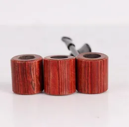 New hand polished waxing vigorously sailor red sandalwood solid wood pipe portable mini manual small bucket