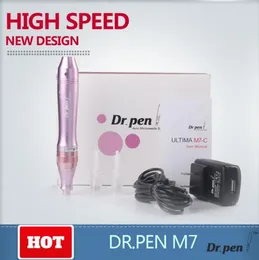 com 52 cartuchos de agulha nova venda quente Dr.pen Derma caneta de vibração elétrica com deronema médica microneedle CE