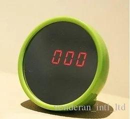 Kreativer Wecker, elektronische Uhr, LED, stumm, Kosmetikspiegel, Geschenkspiegel, Schreibtisch-Tischuhren