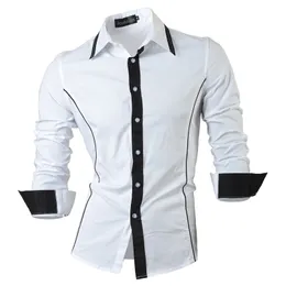 Wholesale- 2017春秋の特徴シャツ男性カジュアルジーンズシャツ新着長袖カジュアルスリムフィットオスシャツZ010