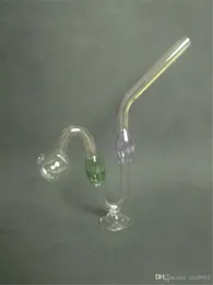 Oljebrännare Rör Snakelike med stativ glasolja Burner Bongs Färgglada tjocklek Glas Rökpipor 6.5 "* 5.5" Tobaksredskap