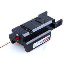 Mini Tactical Laser Sight Red Laser Dot Hunting Scopes med 20mm Picatinny Weaver Rail Mount för Airsoft Rifle Pistol Handgun.
