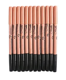 E NEW ARRIVAL 1set= 12pcs 3colors to choose maquiagem eye brow Menow makeup Double Function & Concealer Pencils maquillaje
