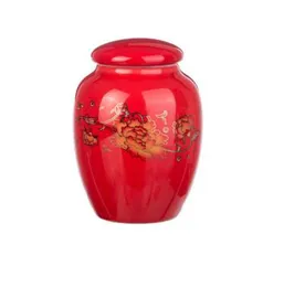 factory outlet jingdezhen porcelain mini zhenshanxiaozhong black tea tins red oolong or puer tea storage cans T316