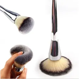 Beauty Powder Brush Blush Foundation Round Make Up Tool Cosmetics Aluminum Brushes Soft Face Makeup
