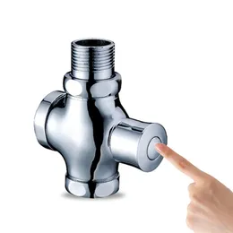 Zinc alloy Hand pressing flush valve stool flush valve time delay valve
