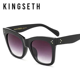 KINGSETH 2020 Новое прибытие высокого качества Big Cat Eye Женские солнцезащитные очки Мода Классический Мужчины солнцезащитные очки Cateye очки UV400