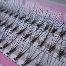 60 sztuk Rzęsy Profesjonalny Makeup Indywidualne Klaster Eye Lashes Grafting Fake False Eyelashes 2ids Nowa Darmowa Wysyłka