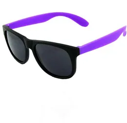 نظارات شمسية ملونة تصميم العلامة التجارية MenWomen نظارات شمسية UV400 ريترو ستايل شحن مجاني 10Pcs / Lot