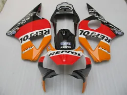 Aftermarket fairing kit for Honda CBR900RR 02 03 orange black bodywork fairings set CBR 954RR 2002 2003 OT08