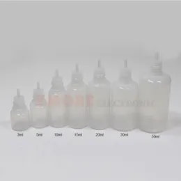 ホームPEソフト針ボトル10ml 15ml 30ml 50ml 60ml 100ml 120ml溶液ボトルカラフルな子供用プルーフキャップ