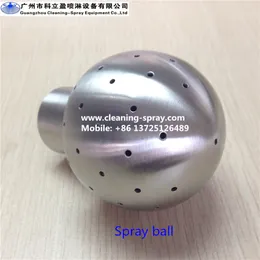 10 st per part, 3/4 "BSPP 304 Rostfritt stål Sanitär grad Cip Spray Ball