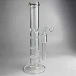 Novos tubos de água de bong de vidro de 10,5 polegadas com 4mm de espessura Banger Banger Recycler Beaker Beaker Beaks Domeless Quartz para fumar