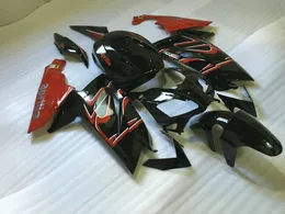 Injection Fairing Body Kit för Aprilia RS125 06 07 08 09 10 11 RS 125 2006 2011 Red Black Fairings Set AA01