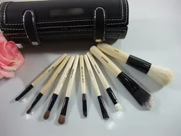 Макияж кисти Bobi Brown Sets 9pcs Kit Brand Tools B9 Foundation Powder Q240507