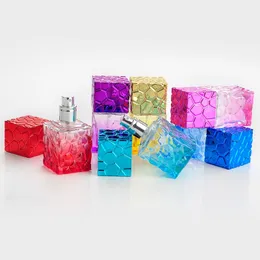 30ML Water Cube color spray perfume bottle empty glass spray packing bottle Fragrance & Deodorant F20171357