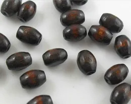 Free Ship 1000pcs/Lot Charms Oval Wood Spacer Loose Beads Jewelry Findings 6.5x4.5mm
