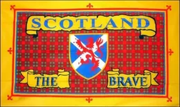 스코틀랜드 멋진 깃발 3피트 X 5피트 폴리 에스테르 배너 플라잉 150 * 90cm 사용자 정의 플래그 야외