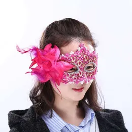 2017 Hallowmas Venetian Eye Mask Mode Kvinnor Sexig Mask Maskerade Påsk Catwalk Dance Party Holiday Mask