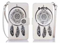 Flip Cover för Samsung Galaxy J7 2016 2017 fall plånbok läder Dreamcatcher påfågel för Samsung Galaxy J7 J710 J710F J730Fm fall