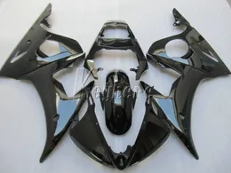 Motorcycle fairing kit for YAMAHA R6 2003 2004 2005 glossy black bodywork fairings set YZF R6 03 04 05 IY14