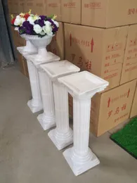 Free Shipping 2 pc/lot Fashion Wedding Props Decorative Roman Columns White Color Plastic Pillars Road Cited Party Event