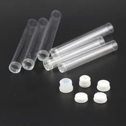 0.5ml 1ml Plastic Clear Tube Containers for Vaporizer Glass cartridge Cartridge bud atomizer packaging