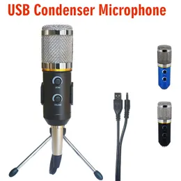 MK-F200TL Professional Microphone USB Condenser Microphone for Video Recording Karaoke Radio Studio Microphone for PC Computer