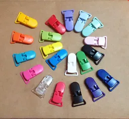 Hurtownie-10 sztuk / zestaw Moda Pacyfikator Baby Clip Candy Kolory Plastikowe Klip Pacify Smoczki Klipsy Plastikowe Klip Bezpieczeństwa Multi Colors Dla Baby