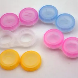 Colourful Contact Lens Box Holder Container Case Soak Soaking Storage Eye Care Kit Double Case Lens Cases F2017427