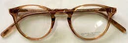 フレームブランドデザイナーNew Best Price High Quality Vintage Optical Glasses New OV5183 Glasses Framev Gentle Women Men Full Frame with Ori