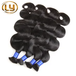 Capelli brasiliani di grado 7A Micro mini intrecciatura dei capelli sfusi Onda del corpo Lunghezza della miscela Intrecciatura umana Capelli sfusi Onda del corpo brasiliana Capelli sfusi