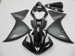 100% passform för Yamaha Injection Mote Fairings YZF R1 09 10 11-14 Svarta Fairings Set YZF R1 2009-2014 OY29