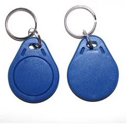 Factory price make TK4100 EM4100 125khz CARD 100pcs/lot ISO11785 ABS RFID Membership Loyalty key tag Custom key Label Tags fob