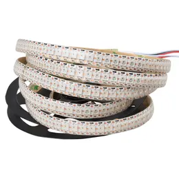 2M 144LEDs/m Addressable LED Strip SK6812 Light;144Pixels/m 5050 SMD RGB LED Flexible Tape,DC5V input;White PCB;Waterproof IP65