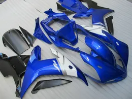 Högkvalitativ fairingkit för Yamaha YZF R1 2002 2003 Svart Blå Vit Fairings Set YZF R1 02 03 VX36