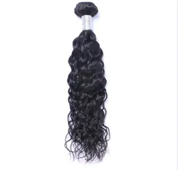 Malezyjskie dziewicze włosy ludzkie włosy naturalne fala wodna nieprzetworzona Remy Wair Weaves Double Wefts 100G/Poledle 1 Bundle/Lot może być barwione wybielone